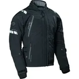 Dane Elling wasserdichte Damen Motorrad Textiljacke, schwarz, Größe 40