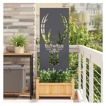 vidaXL Sichtschutz-Leinwand 50 x 140 cm Anthrazit