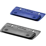 Herlitz Mini-Taschenlocher zum Einheften, Blau oder Grau, keine Farbauswahl möglich 1 Stück