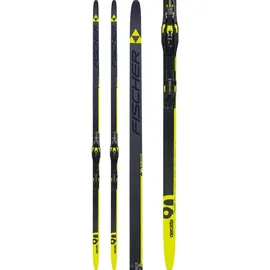 Fischer Aerolite Skate 90 Medium Set+race Skate Langlauf-skiset - Black / Yellow - 171