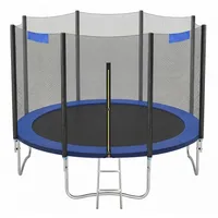 Songmics Trampolin 305 cm inkl. Sicherheitsnetz schwarz/blau