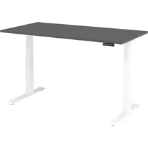 bümö Schreibtisch elektrisch Graphit / Weiß