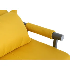 Mendler Schlafcouch Stoff 1-Sitzer Gelb