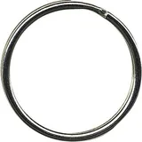 Alco Schlüsselanhänger Schlüsselringe 20mm Metall VE=10 Stück silberfarben