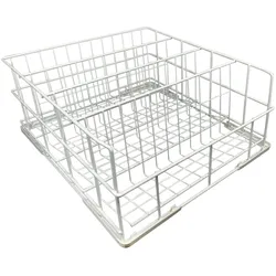 GSP Professional Spülkorb Gläserspülkorb 400x400 mm Draht 4 Reihen Drahtgitterkorb Gastro - Für alle Maschinen geeignet
