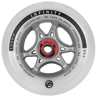 Powerslide Infinity 100 Rtr Abec9 Buchsen 4 Einheiten - Silver / Grey - One Size
