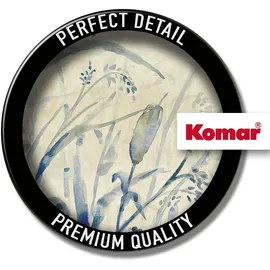 KOMAR Vliestapete Castle 300 cm x 250 cm Beige-Blau