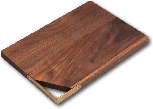 Suncha Walnuss-Schneidebrett Haushalt Antibakteriell Massivholz Küchenbrett 25 x 36 x 2 cm