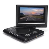 Tragbarer HD-DVD-Player mit Schwenkbarem Bildschirm, Zwei Stereo-Lautsprechern, Analogem TV, USB-Anschluss, Kartenleser, Langer Akkulaufzeit, 270°-Drehung, Multifunktion für