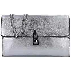 Coccinelle Magie Umhängetasche Leder 22 cm silver