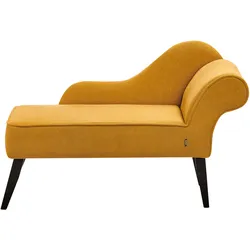 Chaiselongue Senf rechtsseitig BIARRITZ