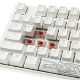 Ducky One 3 Classic Pure White Gaming Tastatur, RGB LED - MX-Red (US)