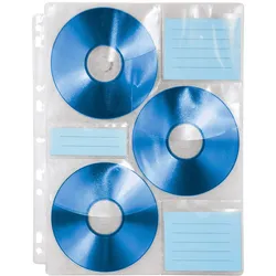 Hama CD-ROM Index Sleeves - CD-Umschläge - Kapazität: 6 CD - Transparent White (