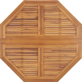 vidaXL Garten-Esstisch Klappbar 110 x 110 x 75 cm Teak/braun