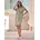 Druckkleid Mehrfarbig 38