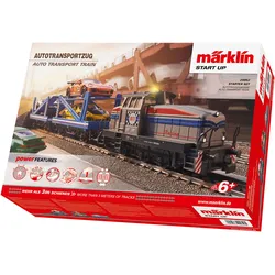 Spielzeugeisenbahn-Set MÄRKLIN "Märlin Start up - Startpackung Autotransportzug 29952" Modelleisenbahnen bunt Kinder Modelleisenbahn-Sets mit Licht; 230 V; Made in Europe