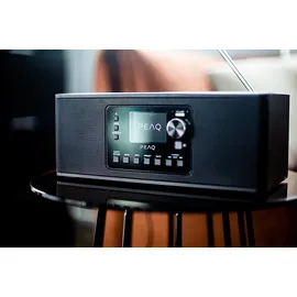 PEAQ PDR 370 BT-B Internetradio, DAB+ Radiotuner, FM Tuner, Internet-Radio, DAB+, FM, Internet Radio, DAB, Bluetooth, Schwarz