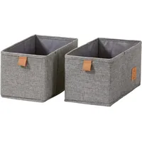 Store It Schubladenbox 15 x 30 x 15 cm 2-tlg. grau