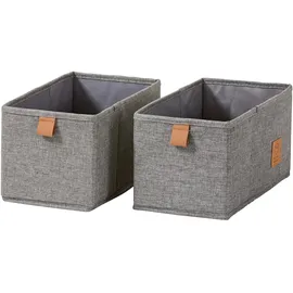 Store It Schubladenbox 15 x 30 x 15 cm 2-tlg. grau