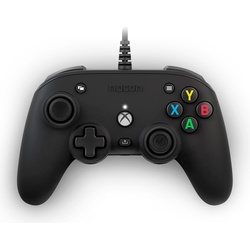Nacon Gaming Pro Compact Controller (Xbox Series X, Xbox One X, PC, Xbox One S, Xbox Series S), Gaming Controller, Schwarz