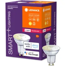 LEDVANCE Smart+ LED, ZigBee GU10 Reflektor, warmweiß, dimmbar, Direkt kompatibel mit Echo Plus und Echo Show (2. Gen.),