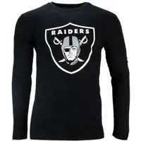 Fanatics Shirt Las Vegas Oakland Raiders Longsleeve in Schwarz SCHWARZ L