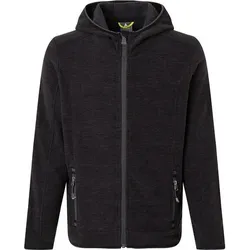 McKINLEY Kinder Fleecejacke Choco III, Schwarz/Melange, 116