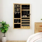 Spiegel-schmuckschrank Mit Led-beleuchtung Wandmontage