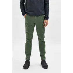 Meilen Flex Chino Pants - Bronzegrün - Mann - Selected Homme