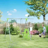 aiyaplay Schaukelgestell 4 in 1 Bunt/Grau/Grün