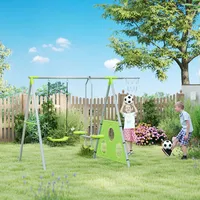 aiyaplay Schaukelgestell 4 in 1 Bunt/Grau/Grün