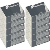 Duracell 100x Duracell Procell MN1500 Mignon AA LR6 Batterie