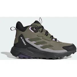 adidas Terrex Anylander Mid RAIN.RDY Damen Olive Strata/Night Cargo/Core Black 42 2/3