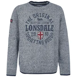 Lonsdale Borden Pullover Grau S