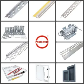 PROTEKTOR Bewegungsfugenprofil Magic Corner 25 m PVC weiß