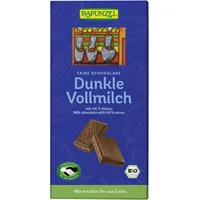 Rapunzel Bio Vollmilch Schokolade 46% Kakao Dunkel HIH (6 x 100 gr)