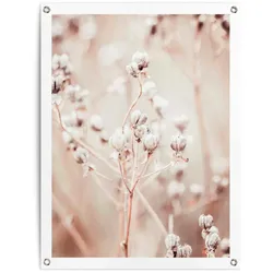 Poster REINDERS "Getrockneter Zweig", beige (farbe bild(er): beige), B:60cm H:80cm T:0,1cm, Leinwand, Bilder