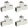 vidaXL Pfostenverbinder T-Form 81 x 81 mm Metall