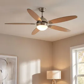 GLOBO LED Deckenventilator 132 cm Deckenventilator Braun
