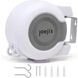 Joeji's Kitchen ﻿﻿Wäscheleine Ausziehbar ﻿Wand ﻿15m Wäschespinne﻿ Für Drinnen Und Draußen ﻿- Reise Urlaub Wäscheschnur Wäscheständer Für Badezimmer Waschküche Garten