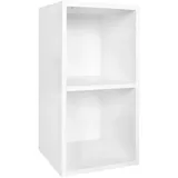 Wohnling Bücherregal 30 x 60 x 30 cm Weiß