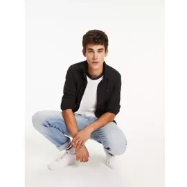 Tommy Hilfiger Original Stretch Slim Fit Langarmhemd Tommy Black XL