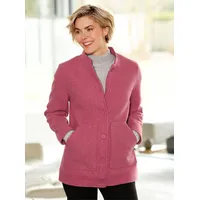 Walkjacke CLASSIC BASICS, Damen, Gr. 38, rot (kirsche, meliert), 100% Polyester, meliert, Jacken