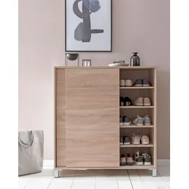 FineBuy Schuhschrank 100 x 108 x 37,5 cm beige / beige