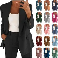 Awrvia Angebote des Tages Heute blitzangebote Damen Hosenanzug Elegant Anzug Set Revers Büro Blazer und Hose 2PC Lässige Zweiteiler Hohe Taille Hosenanzug Slimfit Festlich Abendanzug Chiffon - XL