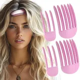 Volumen Clips Haare 4 Stück für Pony Haaransatz Haarklammer Haarwurzel