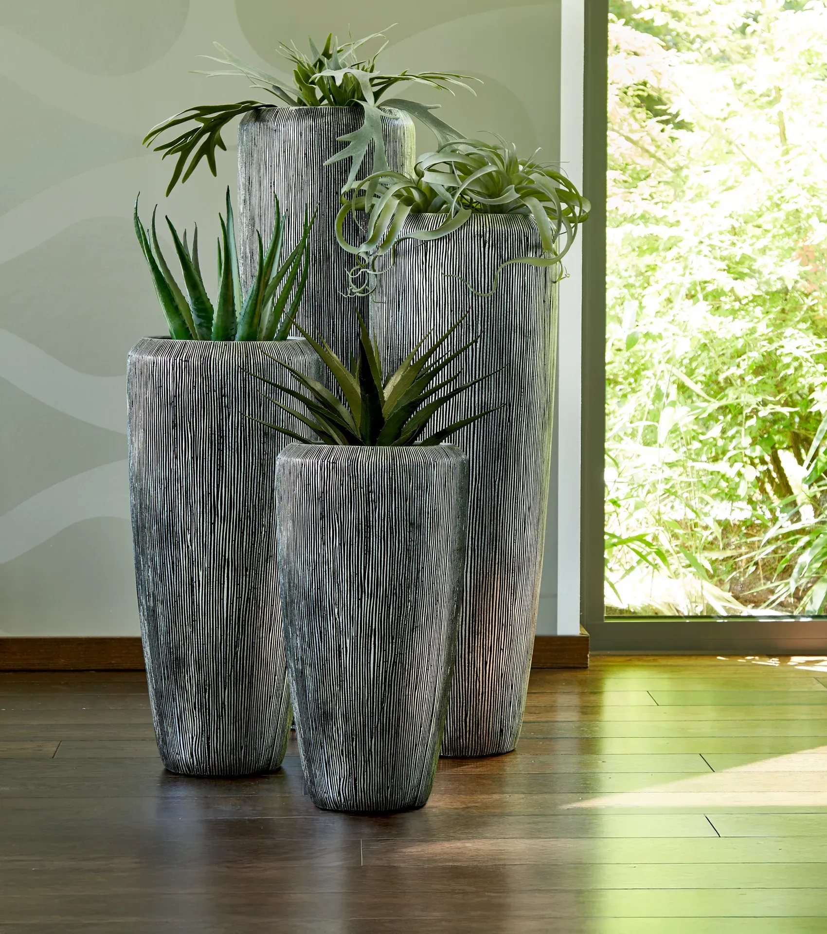 Vase Esmee - Silber - 51 cm