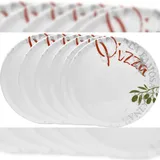 VAN WELL Pizzateller Famosa 33 cm mehrfarbig 6er Set