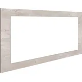 borchardt Möbel Spiegel BORCHARDT MÖBEL "Finn", grau (betonoptik), B:89cm H:45cm T:2cm, Glas, Spiegel, mit Rahmen