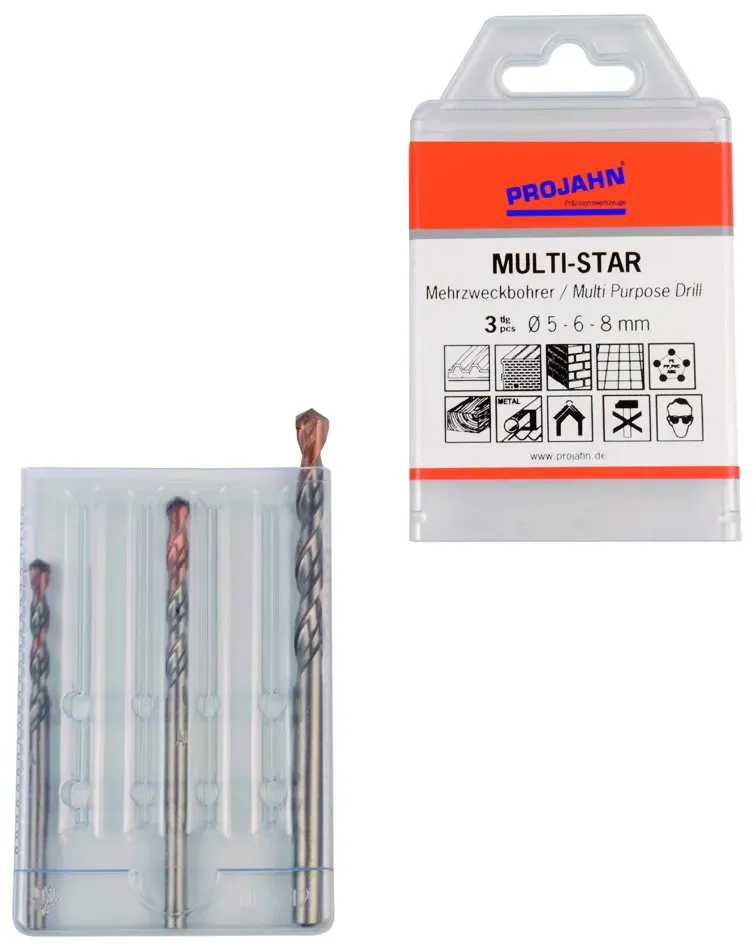 Multistar Satz 3-tlg. 5, 6, 8 mm